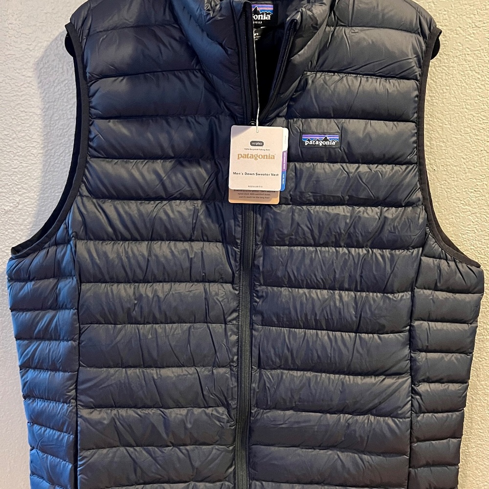 Patagonia Men's Down Sweater Vest - XL - Black